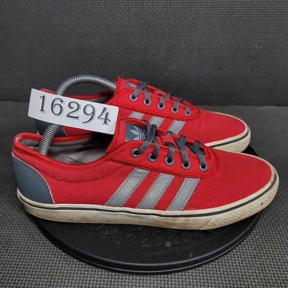 adidas Other - Adidas Adi Ease 2 Shoes Mens Sz 9 Red White Canvas Skate Sneakers